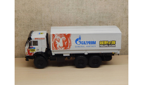 Камаз 43118 №568 Шелковый путь 2017 г., масштабная модель, scale43
