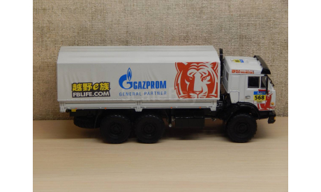 Камаз 43118 №568 Шелковый путь 2017 г., масштабная модель, scale43