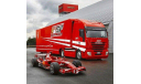 Iveco Stralis команды Ferrari, масштабная модель, New-Ray Toys, 1:43, 1/43