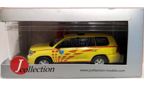 Toyota Land Cruiser 200 Служба спасения Катара, масштабная модель, J-Collection, scale43