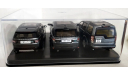 Подарочный сэт Land Rover Discovery 4 (2010),  Discovery Sport (2015), Range Rover Sport (2014), масштабная модель, IXO Road (серии MOC, CLC), scale43