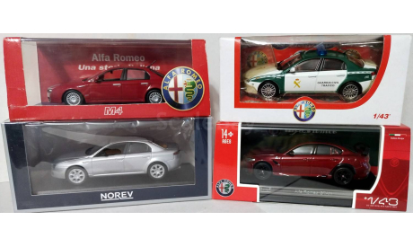 Подарочный набор Alfa Romeo, масштабная модель, Norev, scale43