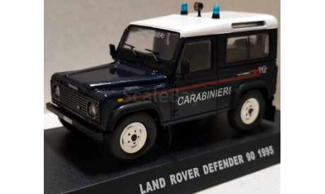 Land Rover Defender 90 (1995), масштабная модель, DeAgostini (Carabinieri - Полиция Италии), 1:43, 1/43