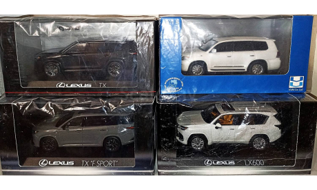 Набор моделей премиальных внедорожников Lexus, масштабная модель, Kyosho, 1:43, 1/43