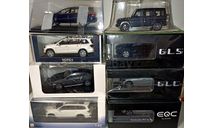 Набор кроссоверов Mercedes, масштабная модель, Mercedes-Benz, 1:43, 1/43