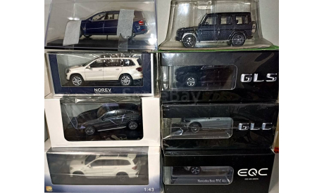 Набор кроссоверов Mercedes, масштабная модель, Mercedes-Benz, 1:43, 1/43