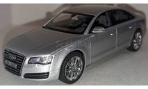 Audi A8L D4 TFSI Quattro (2010), масштабная модель, Kyosho, scale43