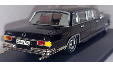 Mercedes-Benz 600 Pullman W100 (1963), масштабная модель, WhiteBox, scale43