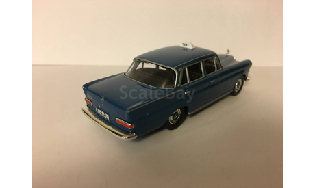 Mercedes-Benz 200D 1965 Такси Афины, масштабная модель, Altaya Taxi, scale43