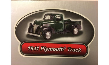 Плимут Plymouth 1941 Truck Пикап 1:43, сборная модель автомобиля, Autotime Collection, 1/43