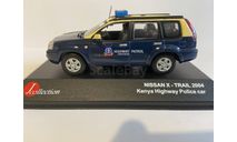 Nissan X-Trail 2004 Kenya Highway Police J-collection 1:43, масштабная модель, 1/43