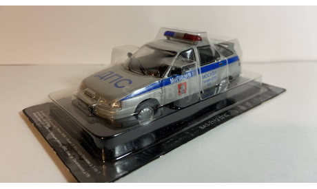 ВАЗ-2112 ДПС, масштабная модель, Автомобиль на службе, журнал от Deagostini, 1:43, 1/43