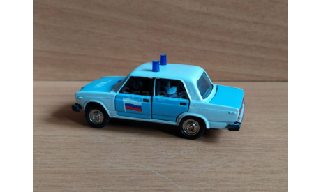 ВАЗ 2107(жигули).  Милиция - (ГАИ)., масштабная модель, Made in Russia., 1:43, 1/43