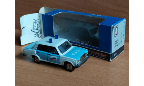ВАЗ 2107(жигули).  Милиция - (ГАИ)., масштабная модель, Made in Russia., 1:43, 1/43
