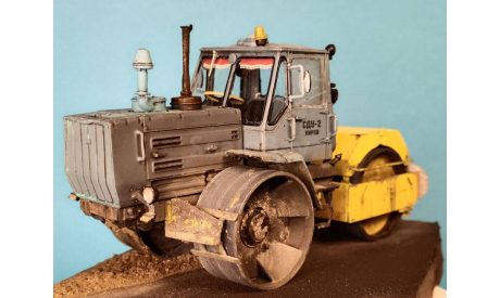 Виброкаток СД-802, масштабная модель трактора, AVD Models, 1:43, 1/43