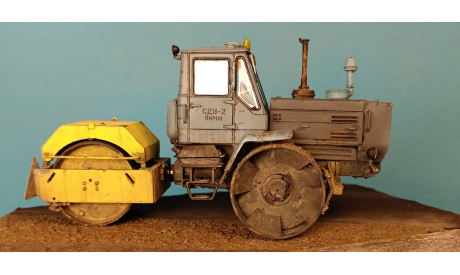 Виброкаток СД-802, масштабная модель трактора, AVD Models, 1:43, 1/43