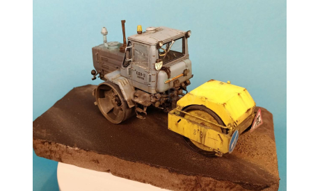Виброкаток СД-802, масштабная модель трактора, AVD Models, 1:43, 1/43