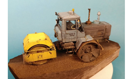 Виброкаток СД-802, масштабная модель трактора, AVD Models, 1:43, 1/43
