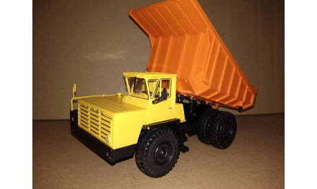 Н0052 БЕЛАЗ-7510 самосвал, желтый / оранжевый, масштабная модель, 1:43, 1/43, Наш Автопром