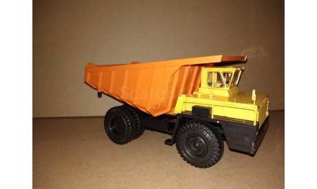 Н0052 БЕЛАЗ-7510 самосвал, желтый / оранжевый, масштабная модель, 1:43, 1/43, Наш Автопром