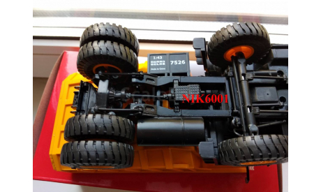 Н0061 БЕЛАЗ-7526 желтый, масштабная модель, scale43, Наш Автопром