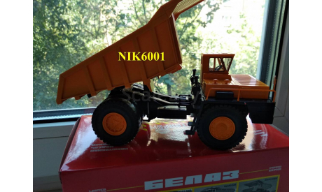 Н0101 БЕЛАЗ-7548 самосвал, желтый, масштабная модель, scale43, Наш Автопром