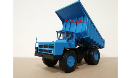 Н0121 БЕЛАЗ-7527 самосвал, синий, масштабная модель, scale43, Наш Автопром