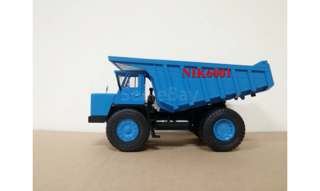 Н0121 БЕЛАЗ-7527 самосвал, синий, масштабная модель, scale43, Наш Автопром
