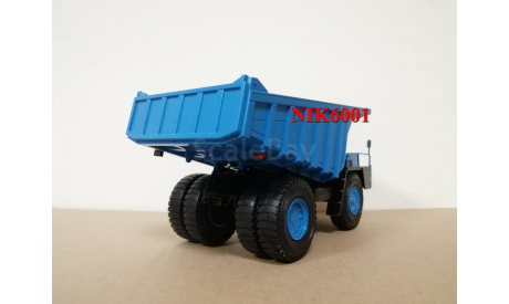 Н0121 БЕЛАЗ-7527 самосвал, синий, масштабная модель, scale43, Наш Автопром
