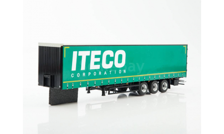 КАМАЗ-54901 с полуприцепом НЕФАЗ-93341 Iteco 102989, масштабная модель, ПАО КАМАЗ, scale43