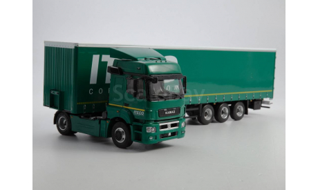 КАМАЗ-5490 с полуприцепом НЕФАЗ-93341 Iteco 102798, масштабная модель, scale43, ПАО КАМАЗ