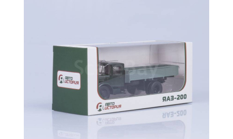 Масштабная модель ЯАЗ-200 бортовой (зелёный) 100732, масштабная модель, scale43, Автоистория (АИСТ)