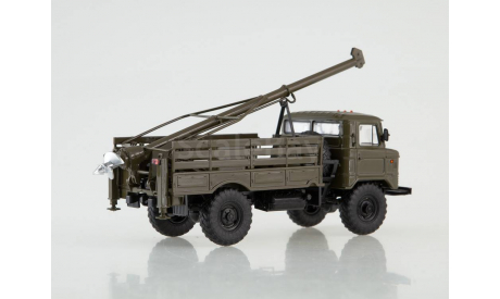 100800 Бурильная машина БМ-302 (ГАЗ-66), масштабная модель, scale43, Автоистория (АИСТ)