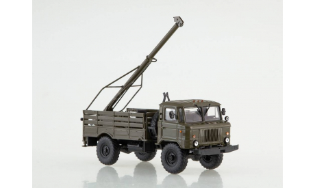100800 Бурильная машина БМ-302 (ГАЗ-66), масштабная модель, scale43, Автоистория (АИСТ)