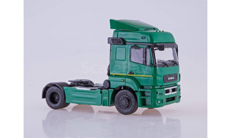 101944 КАМАЗ-5490 седельный тягач (зелёный), масштабная модель, ПАО КАМАЗ, scale43