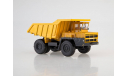 102385 БЕЛАЗ-7522 поздний, жёлтый, масштабная модель, 1:43, 1/43, Дилерские модели БЕЛАЗ
