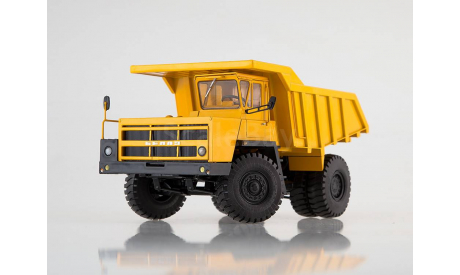 102385 БЕЛАЗ-7522 поздний, жёлтый, масштабная модель, 1:43, 1/43, Дилерские модели БЕЛАЗ