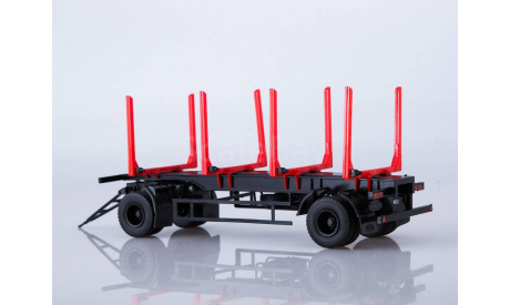 102422 Прицеп МАЗ-83781 сортиментовоз, масштабная модель, scale43, Автоистория (АИСТ)