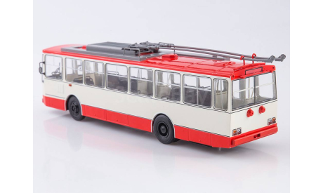 Масштабная модель Троллейбус Skoda 14TR Шкода 103559, сборная модель автомобиля, Автоистория (АИСТ), Škoda, scale43