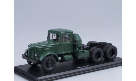 SSM1142 ЯАЗ-210Д седельный тягач, зеленый, масштабная модель, 1:43, 1/43, Start Scale Models (SSM)