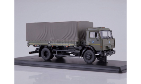 SSM1271 КАМАЗ-43253 бортовой с тентом, масштабная модель, scale43, Start Scale Models (SSM)