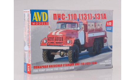 1293AVD Сборная модель ПНС-110 (131)-131А, сборная модель автомобиля, 1:72, 1/72, Автомобиль в деталях (by SSM), ЗиЛ