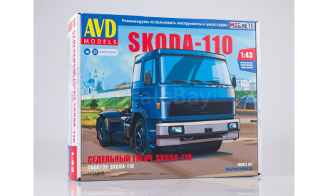 Сборная модель Skoda-110 1454AVD, сборная модель автомобиля, scale43, AVD Models, Škoda