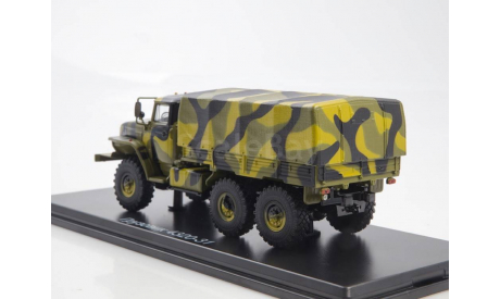 Урал 4320-31 бортовой с тентом (камуфляж) SSM1471, масштабная модель, Start Scale Models (SSM), scale43