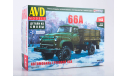 Сборная модель Автомобиль грузовой Горький-66А 1607AVD, сборная модель автомобиля, scale43, AVD Models, ГАЗ