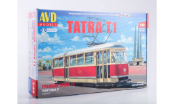 Сборная модель Tatra T1 трамвай 4068AVD
