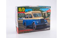 Сборная модель Автобус на шасси ГА3-51 4077AVD, сборная модель автомобиля, scale43, AVD Models, ГАЗ