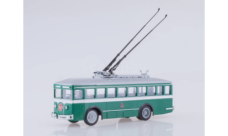 Троллейбус ЛК-2 Советский автобус, сборная модель автомобиля, scale43