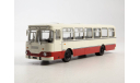 Масштабная модель ЛиАЗ-677М (бело-красный), Советский автобус 900360, масштабная модель, scale43