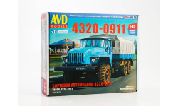 Сборная модель УРАЛ-4320-0911 бортовой с тентом 1397AVD